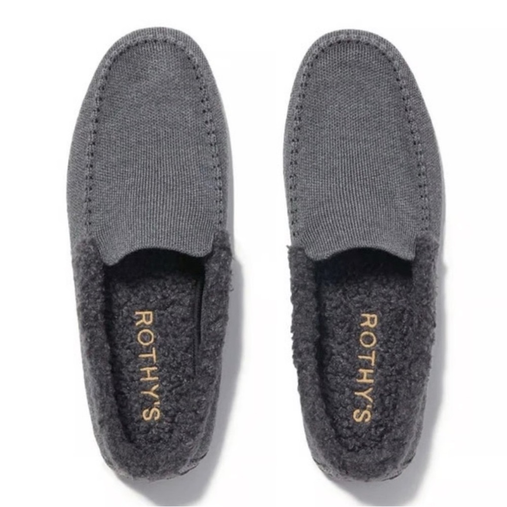 Rothy's Men's "The Slipper", Mountain Grey, Size 10 - Picture 2 of 14